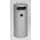 Combi-Asbak 70 Liter hxØ 1045x420mm Zilverkleurig Afsluitbaar Staal
