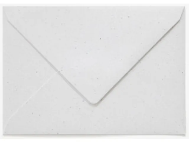 Envelop Papicolor EA5 156x220mm recycled kraft wit pak à 6 stuks