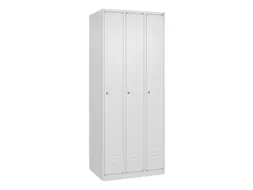 locker,HxBxD 1850x750x500mm,3vak,vak B 250mm,cil.-slot,staand op vloer