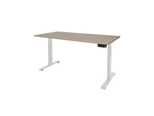 Dextro Plus Zit-sta Bureau Elektrisch 180x90 Hav/kers 25mm Wit