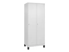 armoire vestiaire noir et blanc HxlxP 1950x800x500mm 2compart.