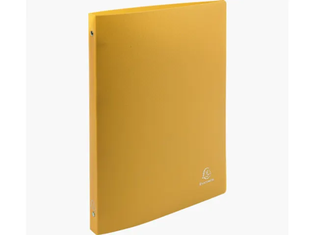 Ringband Exacompta A4 4-rings O-mech 15mm PP assorti