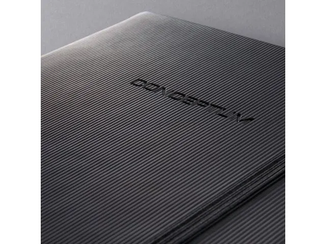 Carnet de note Sigel Conceptum Pure hardcover A5 noir quadrillé