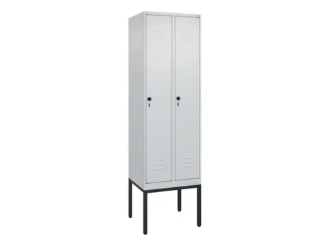 locker,HxBxD 2120x600x500mm,2vak,vak B 300mm,draaigrendel