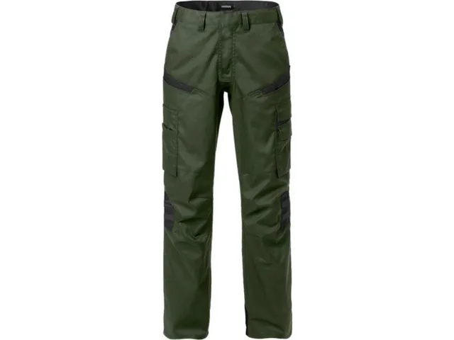 Fristads 2554 STFP dames P/COT werkbroek, groen/zwart, maat 34, per st