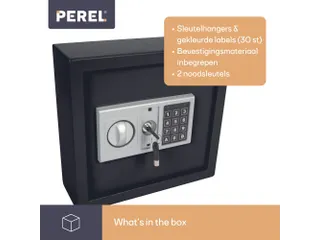 Sleutelkluis 28x30x10cm 30 Sleutels Elektronisch Cijferslot - 11