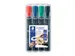 Viltstift Staedtler 352 Lumocolor rond 2mm set à 4 stuks assorti
