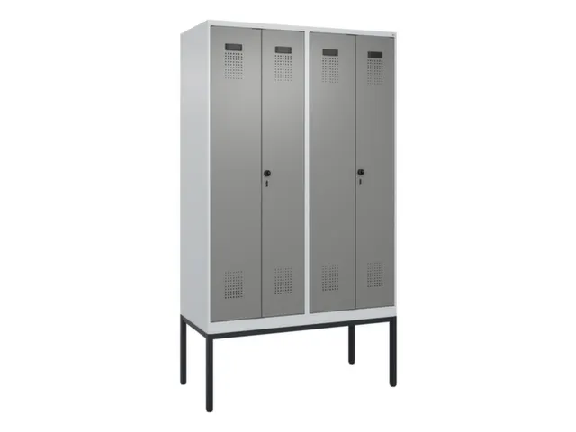 locker voor scheiding van kleding,HxBxD 2120x1200x500mm,4vak