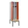 locker met bank,voor scheiding van kleding,HxBxD 2120x600x815mm,2vak