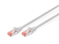 CAT 6 S-FTP patchkabel Cu LSZH AWG 27/7 Lengte 30m Grijs