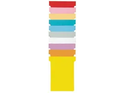 T-planbordkaarten index 1,5, ft 53 x 45 mm, wit
