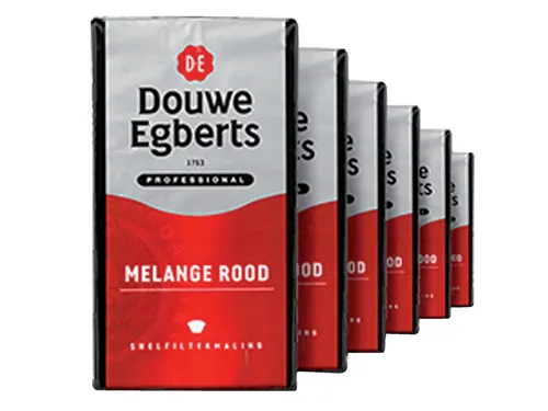 Koffie Douwe Egberts snelfiltermaling Roodmerk 500 Gram