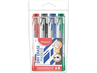 whiteboardmarker Jumbo, beitelvormige punt 5mm assorti - 2