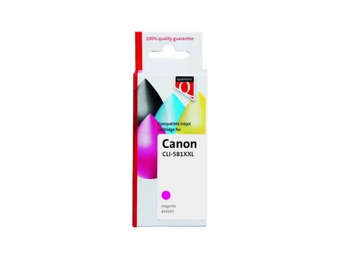 Inktcartridge Quantore alternatief tbv Canon CLI-581XXL 1996C001 rood