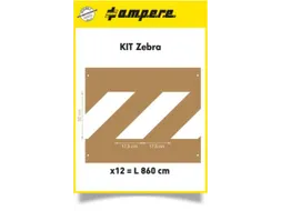 Sjablonenset,Zebra-Markering,V. Vloermarkeerapparaat,Speciaal Karton