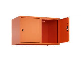 opzetkast,v. locker,2vak.,vak B 400mm,HxBxD 500x800x500mm,cilinderslot - 1