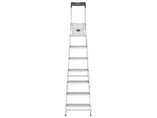 staande trap,eenzijdig,7trede(n),Stand H 1,5m,balk L 2,32m