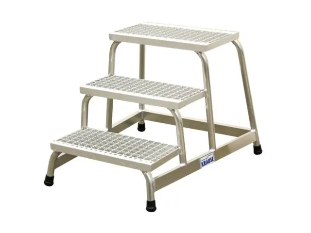 Montagetrap Aluminium H 0 6M 3Treden Incl. Platform Treden Rooster