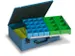 Assortimentskoffer Plaatstaal 36boxen Polystyrol 133x472x340mm Ral5007