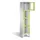 Lockerkast 1850x420x500mm 1x4 vakken Cilinderslot Poten, RDS1108060
