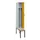 locker met bank,voor scheiding van kleding,HxBxD 2120x300x815mm,1vak