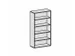 kantoorstelling,HxBxD 1920x1000x430mm,4xhouten vloer,decor romp beuken