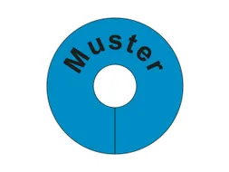 signaalring,v. gaasbox,"Patroon",v. opsteken,PVC,blauw
