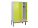 locker voor scheiding van kleding,HxBxD 2120x1200x815mm,4vak