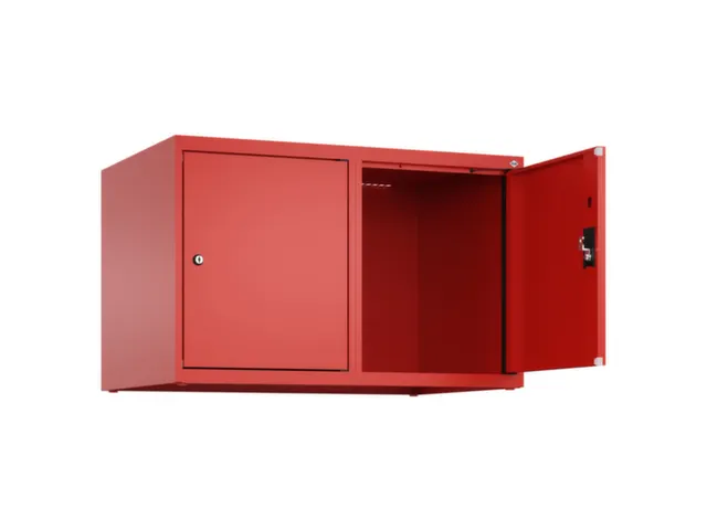 opzetkast,v. locker,2vak.,vak B 400mm,HxBxD 500x800x500mm,cilinderslot