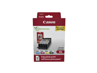 Canon CLI-581XL Value Pack Inkt + 50 Vel 10x15 Fotopapier - 2