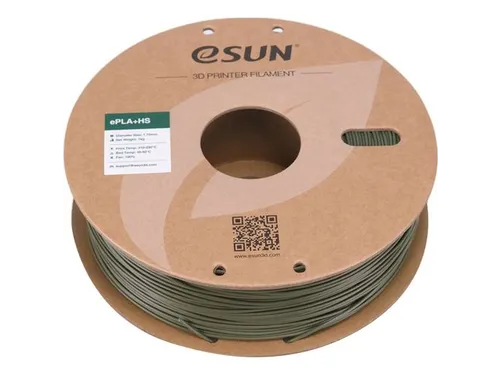 eSUN 3D printer Filament ePLA+HS 1,75mm Olijf Groen 1kg