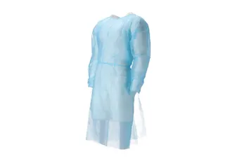 Pp Non Woven Isolatieschort Blauw Latex Vrij Regular Weight 100 Stuks - 3