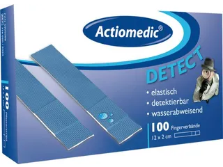 Vingerverbanden Detecteerbaar Waterafstotend Lxb 120x20mm Blauw - 1