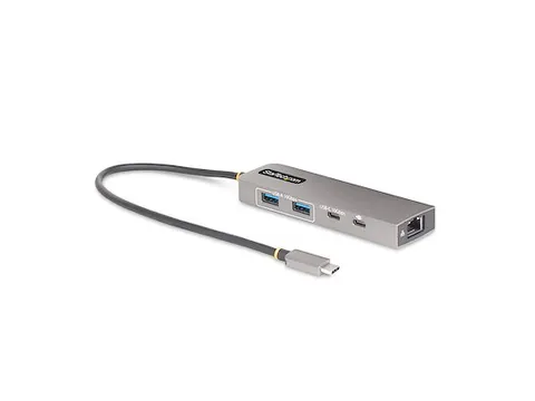 3-poorts USB-C-hub met 2,5 Gbps Ethernet en 100 W stroomvoorziening