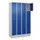 lockerkast,HxBxD 1950x1200x500mm,4x4vakken,vak B 300mm,cil.-slot