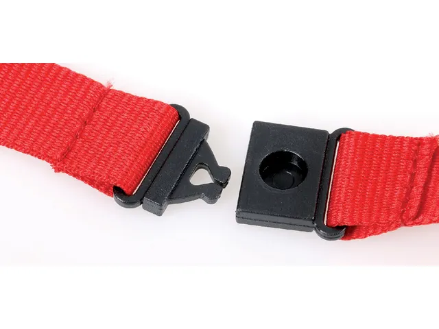 Badgekoord Europel rood