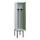 locker voor scheiding van kleding,HxBxD 2120x400x500mm,1vak