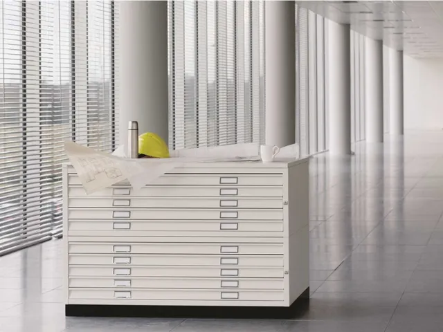 Bisley Tekeningkast A0 10 laden lichtgrijs