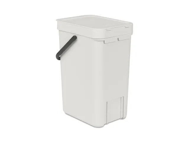 Afvalemmer Sort & Go 12 Liter Lichtgrijs