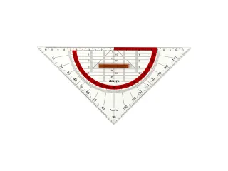 Geodriehoek Aristo GEOCollege 220mm met greep transparant - 5