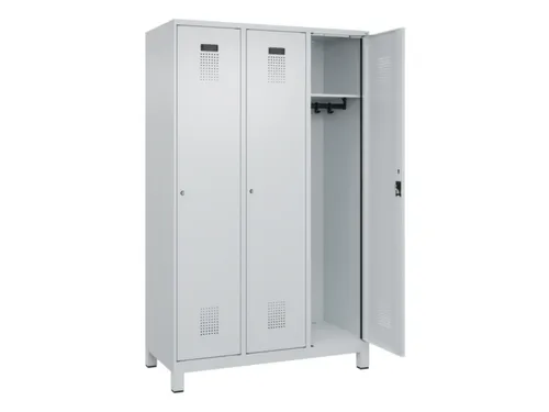 locker,HxBxD 1950x1200x500mm,3vak,vak B 400mm,cil.-slot,voeten
