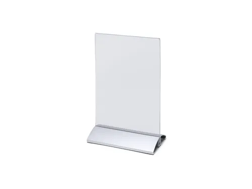Menukaarthouder IEZZY staand A5 aluminium voet