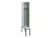 locker met bank,voor scheiding van kleding,HxBxD 2120x300x815mm,1vak