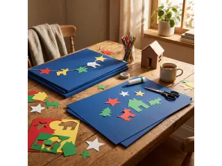 Fotokarton Kangaro 50x70cm 300gr koningsblauw pak 25 vel - 6