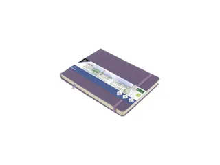Schetsboek Kangaro A5 landscape heather purple PU HC 80 vel 140gr room - 1