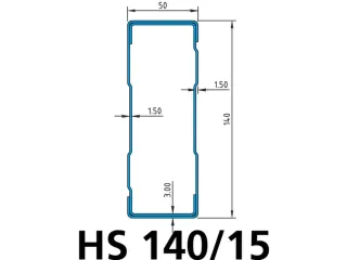 Lengtetraversen,v. palletstelling,L 2700mm,veldlast 13830kg - 3