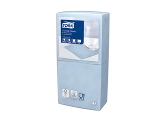 Tork 477837 Cocktailservet Advanced Lichtblauw 24x24cm - 1