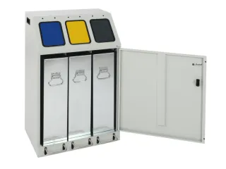 afvalverzamelstation,3x30l,HxBxD 920x580x380mm - 2