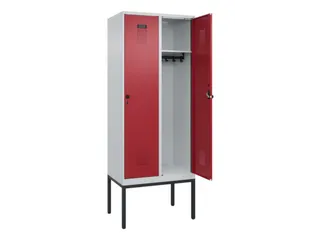 locker,HxBxD 2120x800x500mm,2vak,vak B 400mm,draaigrendel - 1