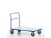 chariot avec barre de poussée force 500kg plateau Lxl 1200x800mm